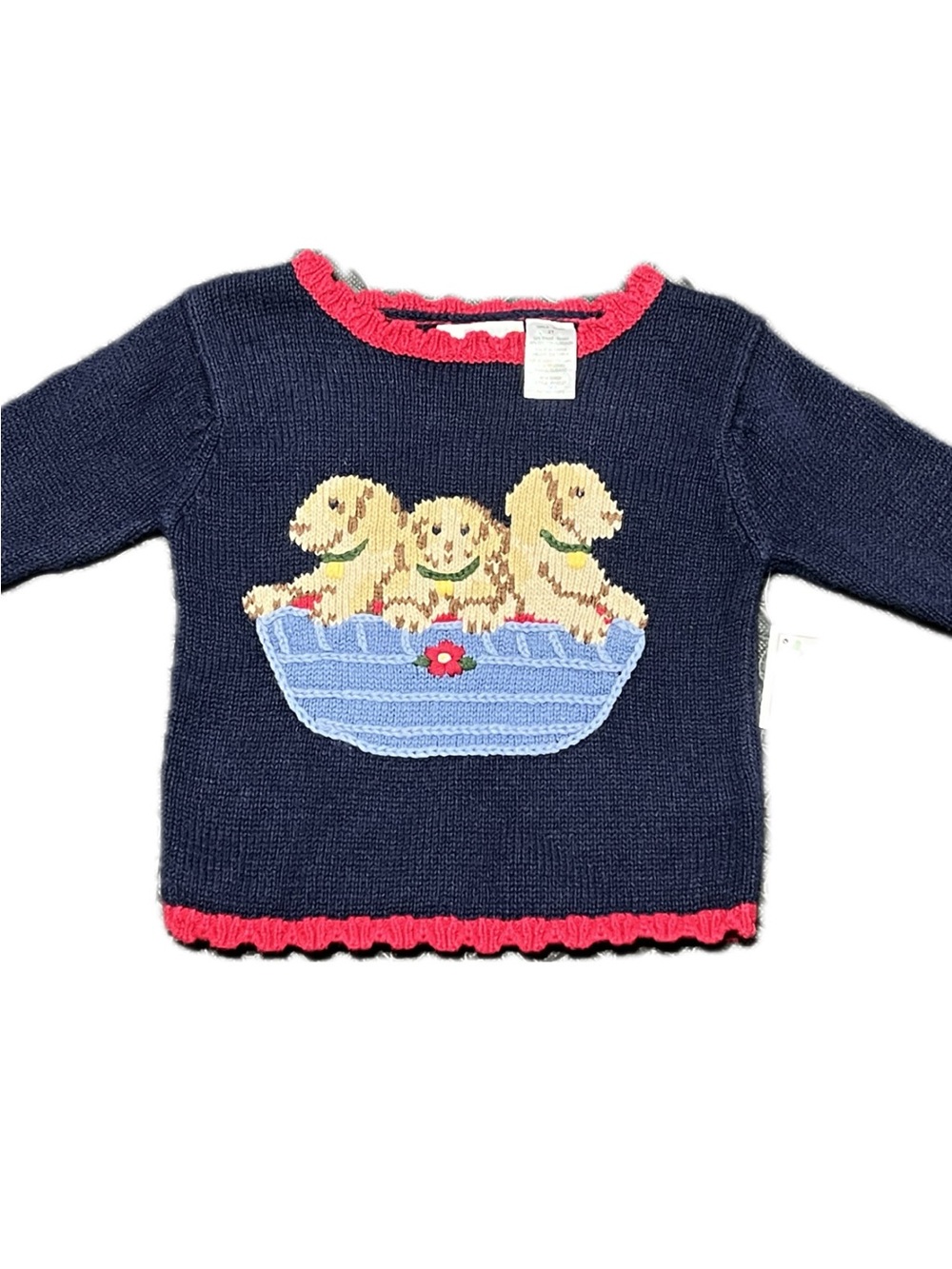 Toddler Golden Retriever Knit Sweater